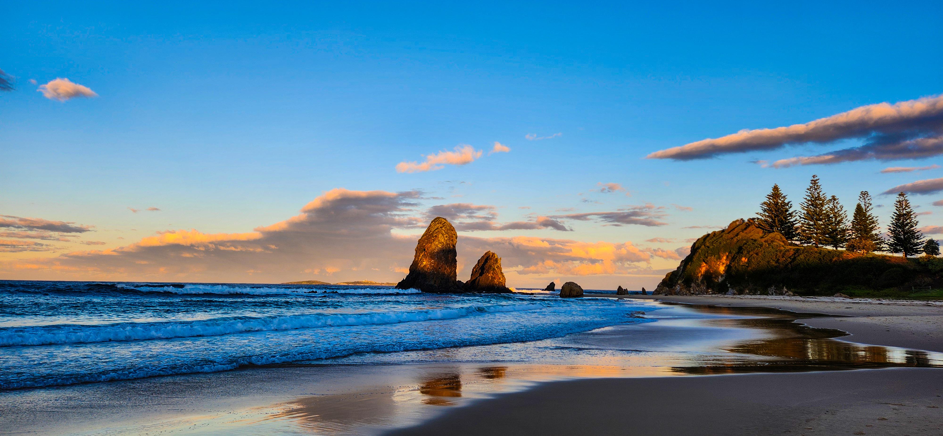 On the way to Glasshouse Rocks in Narooma