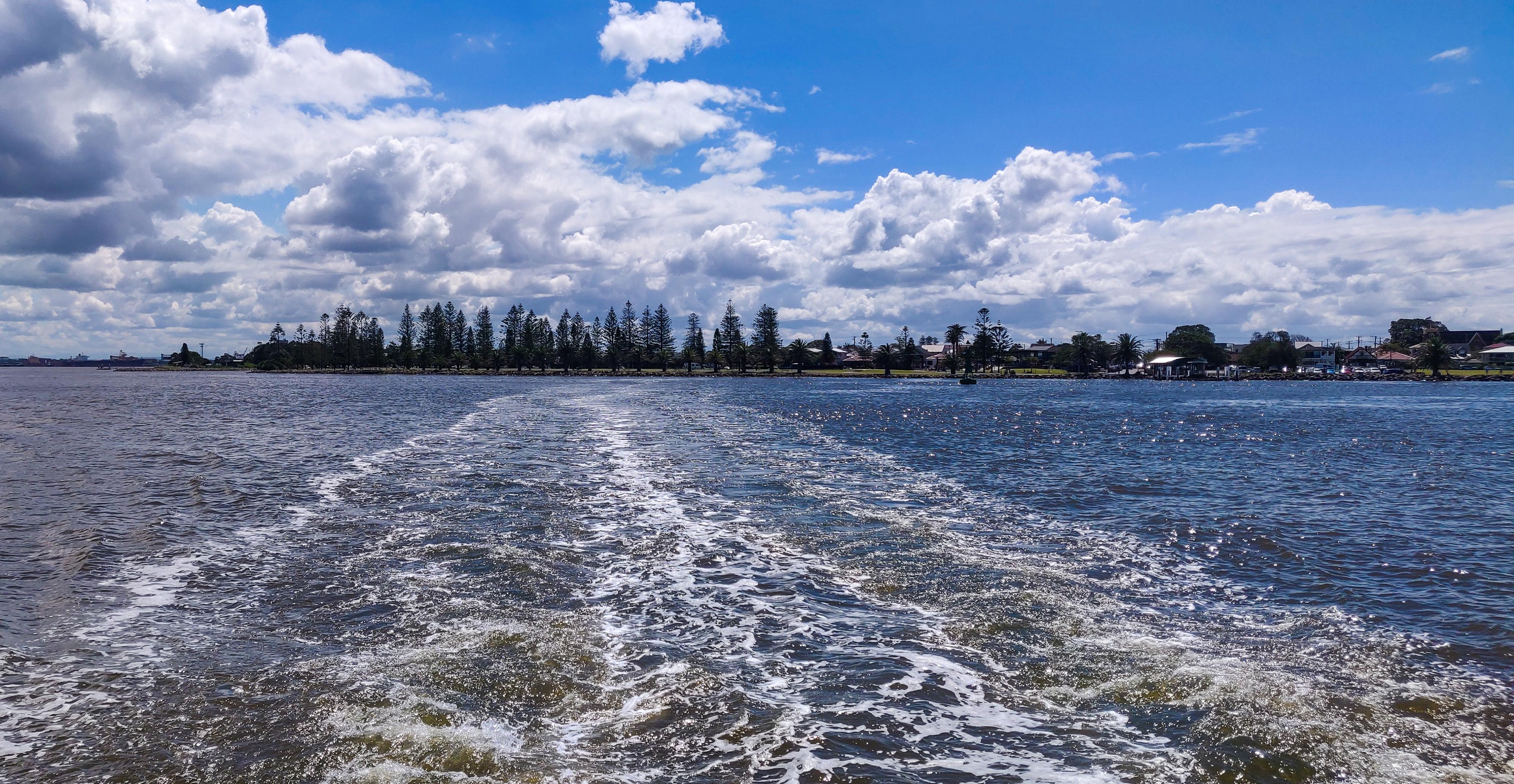 View of Stockton Wharf from the ferry