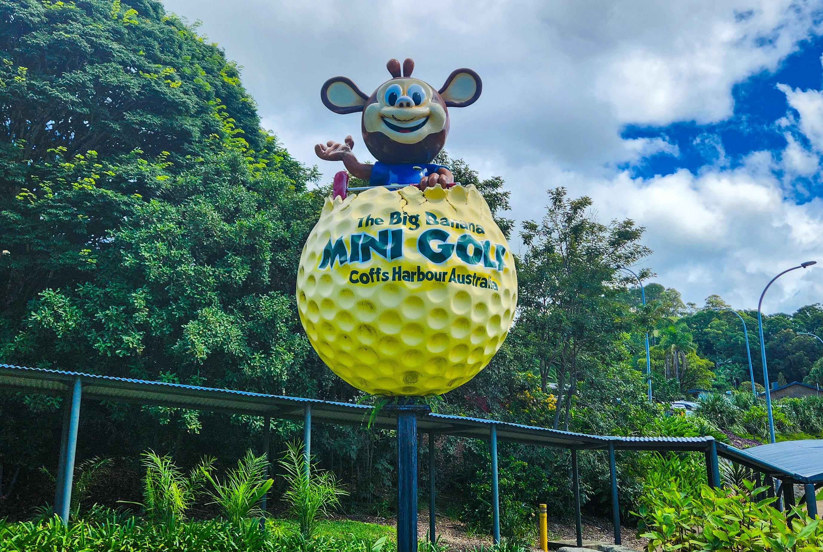 The Big Golf Ball, The Big Banana Fun Park, Coffs Harbour