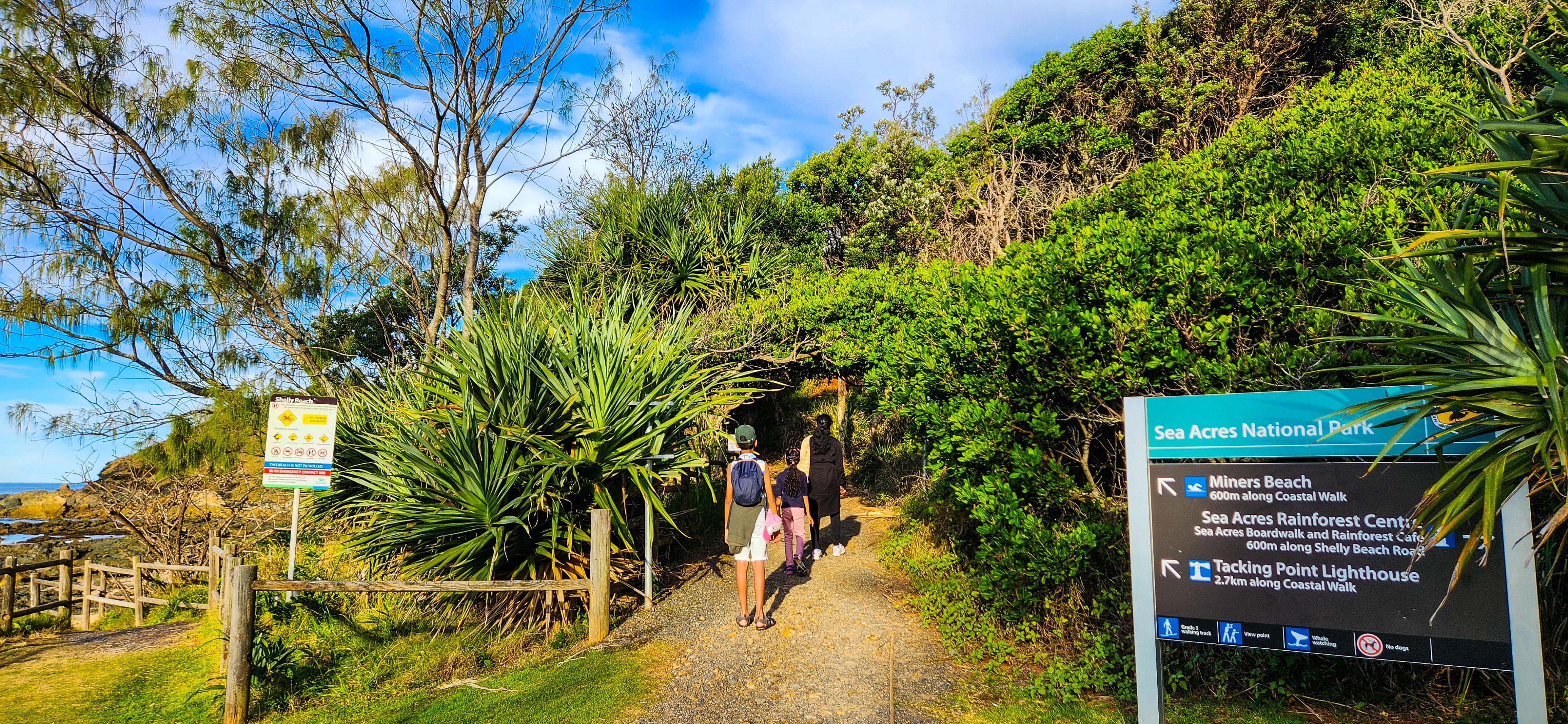 On the way to Miners Beach