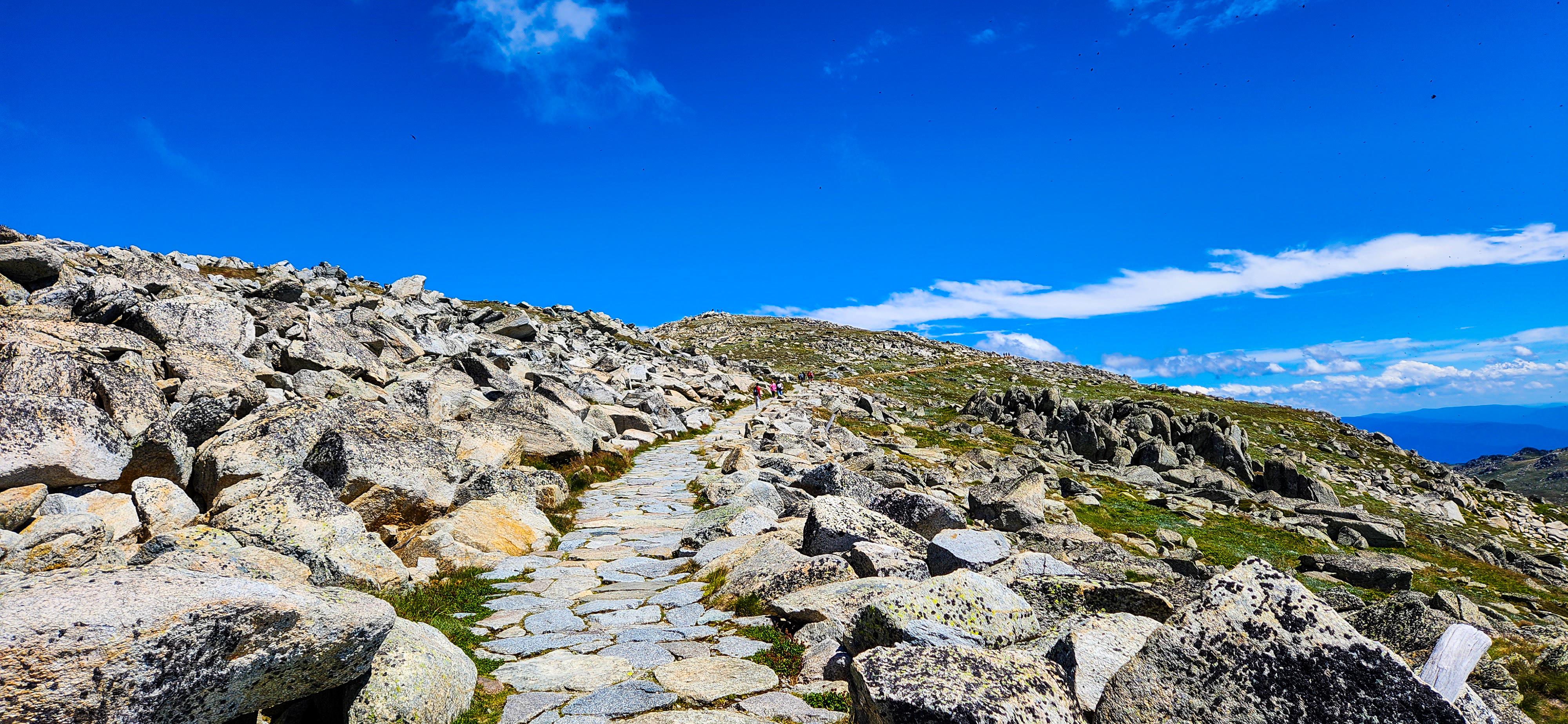 The final leg of the Mt. Kosciuszko Summit walk