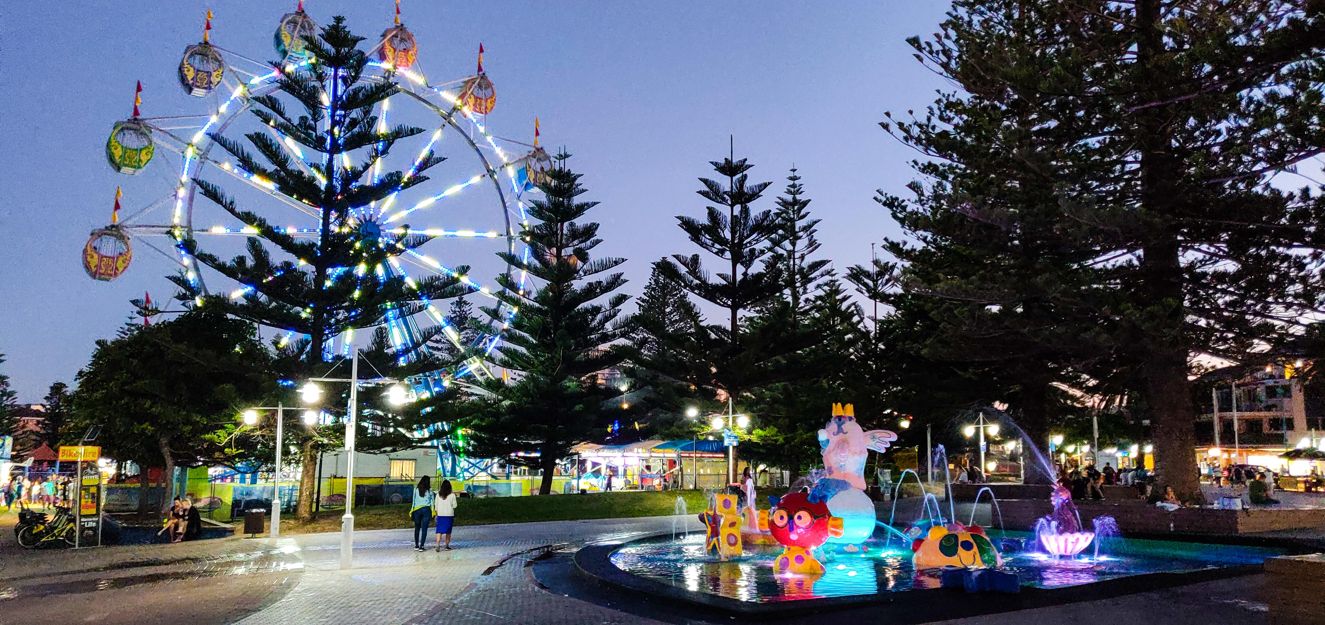 The ferris wheel at The Entrance