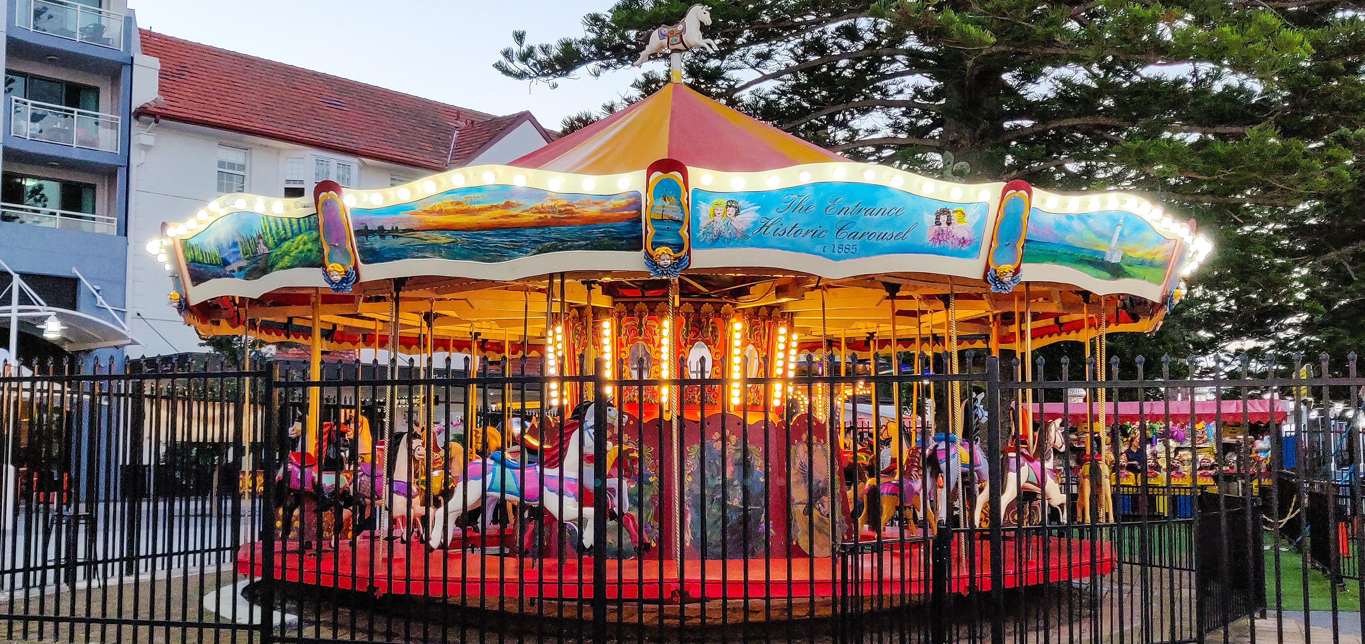 The historic carousel at The Entrance