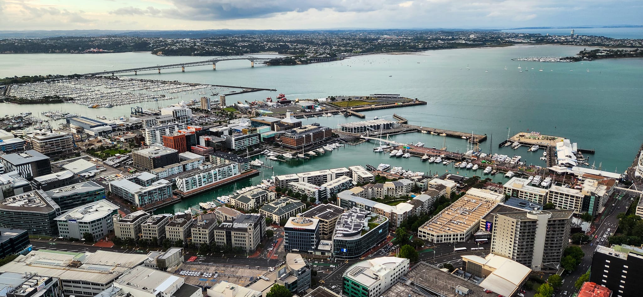 Views from Sky Tower in Auckland