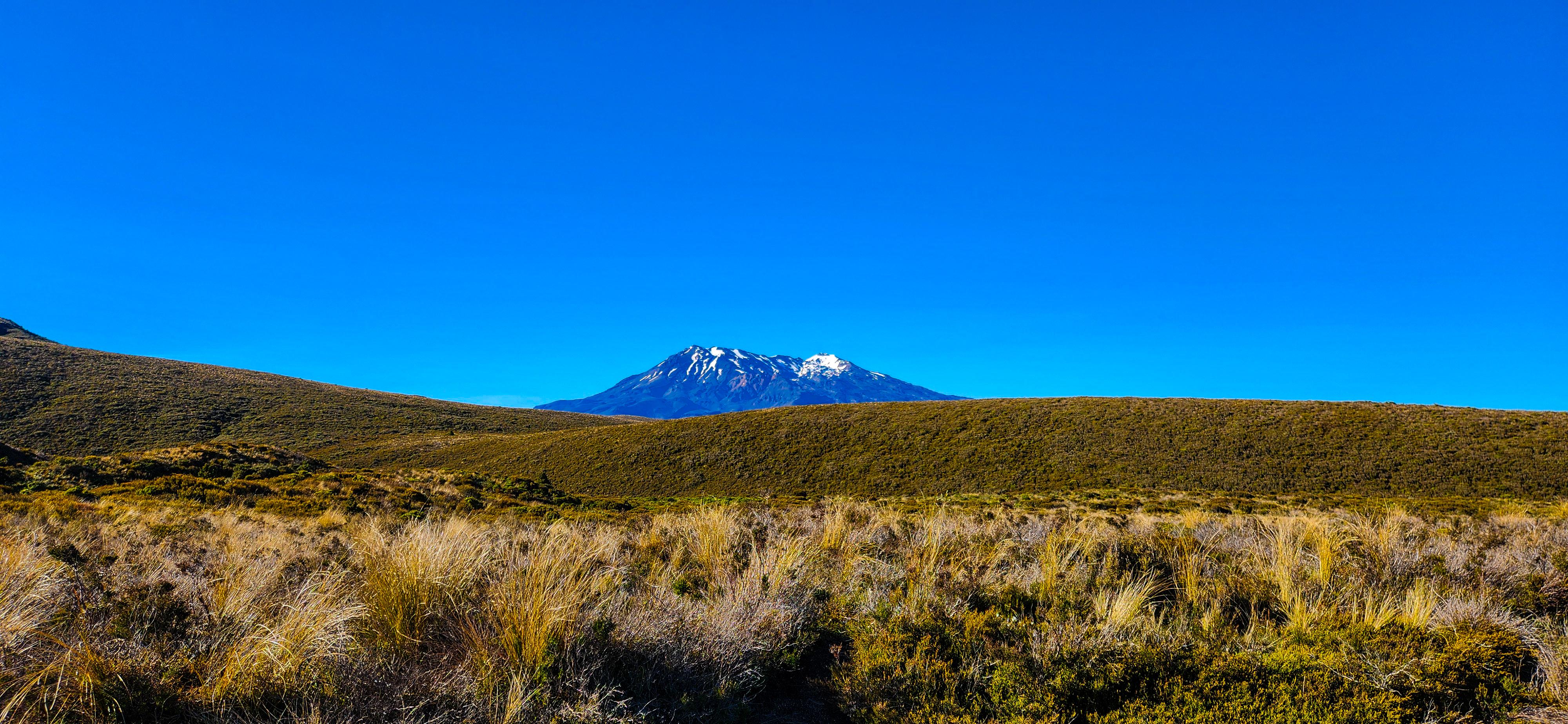Views of Mount Ruapehu from Mangatepopo Valley