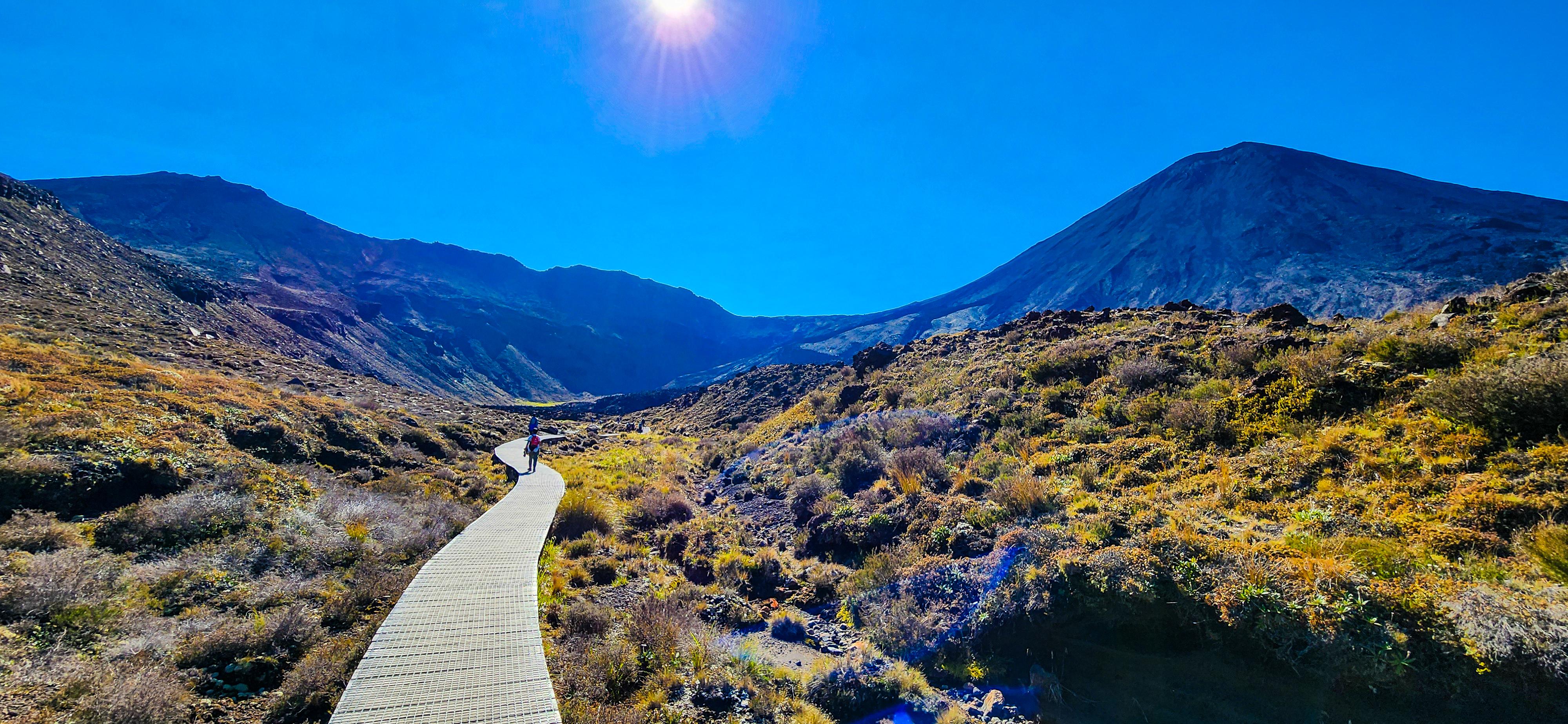 Views of Mount Ngauruhoe (Mt. Doom) from Mangatepopo Valley