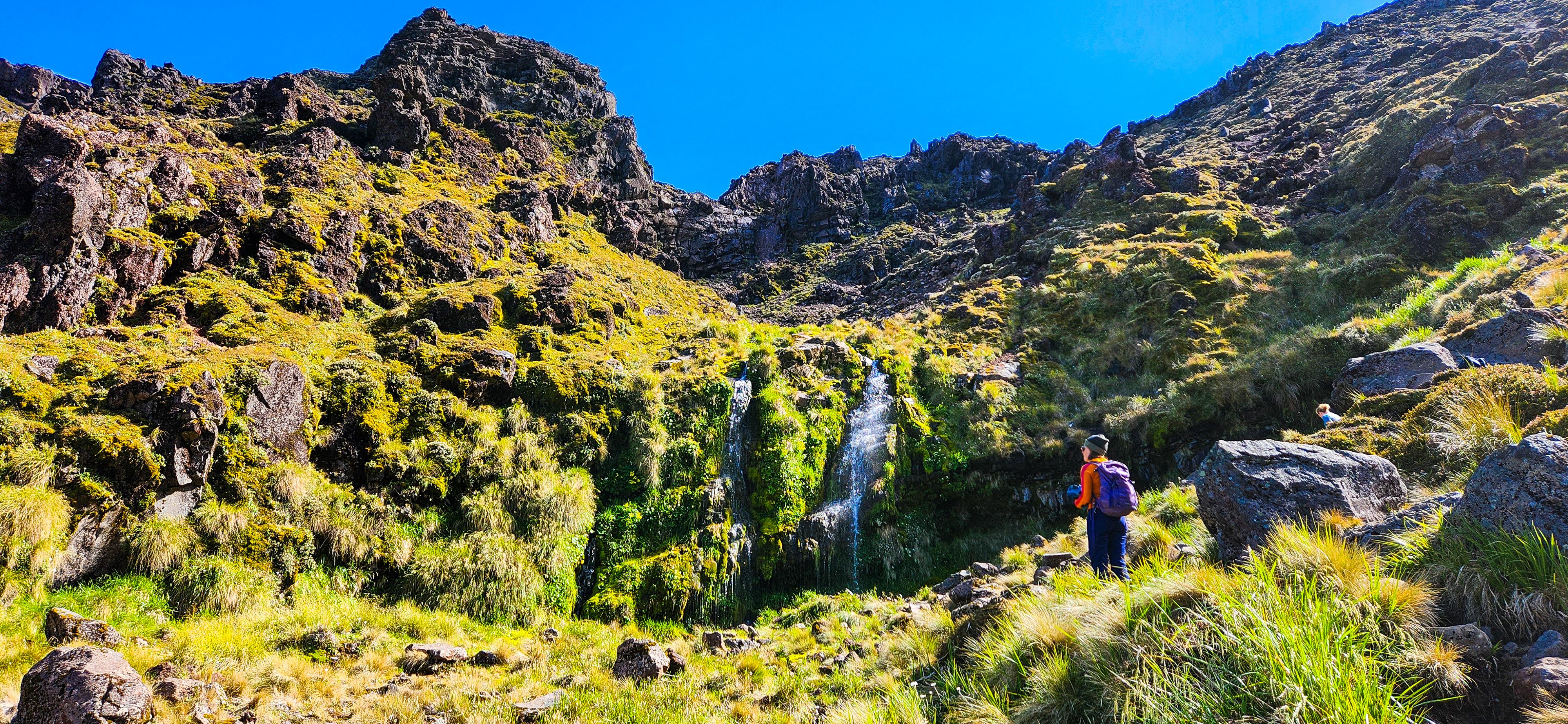 Soda Springs on Tongariro Alpine Crossing