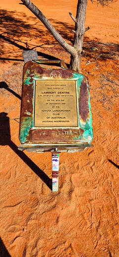 Visitor logbook at Lambert Centre
