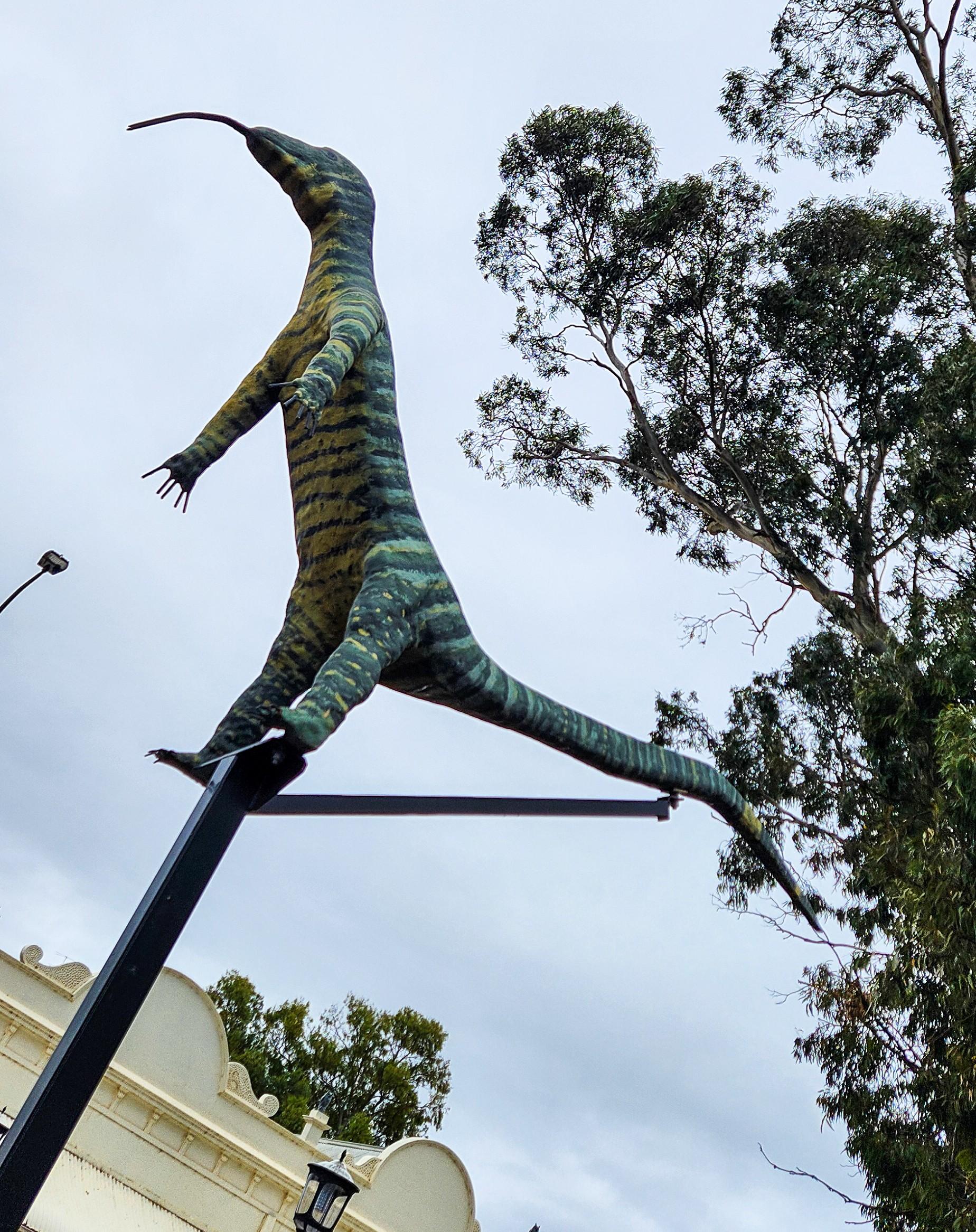 The Big Goanna in Crystal Brook