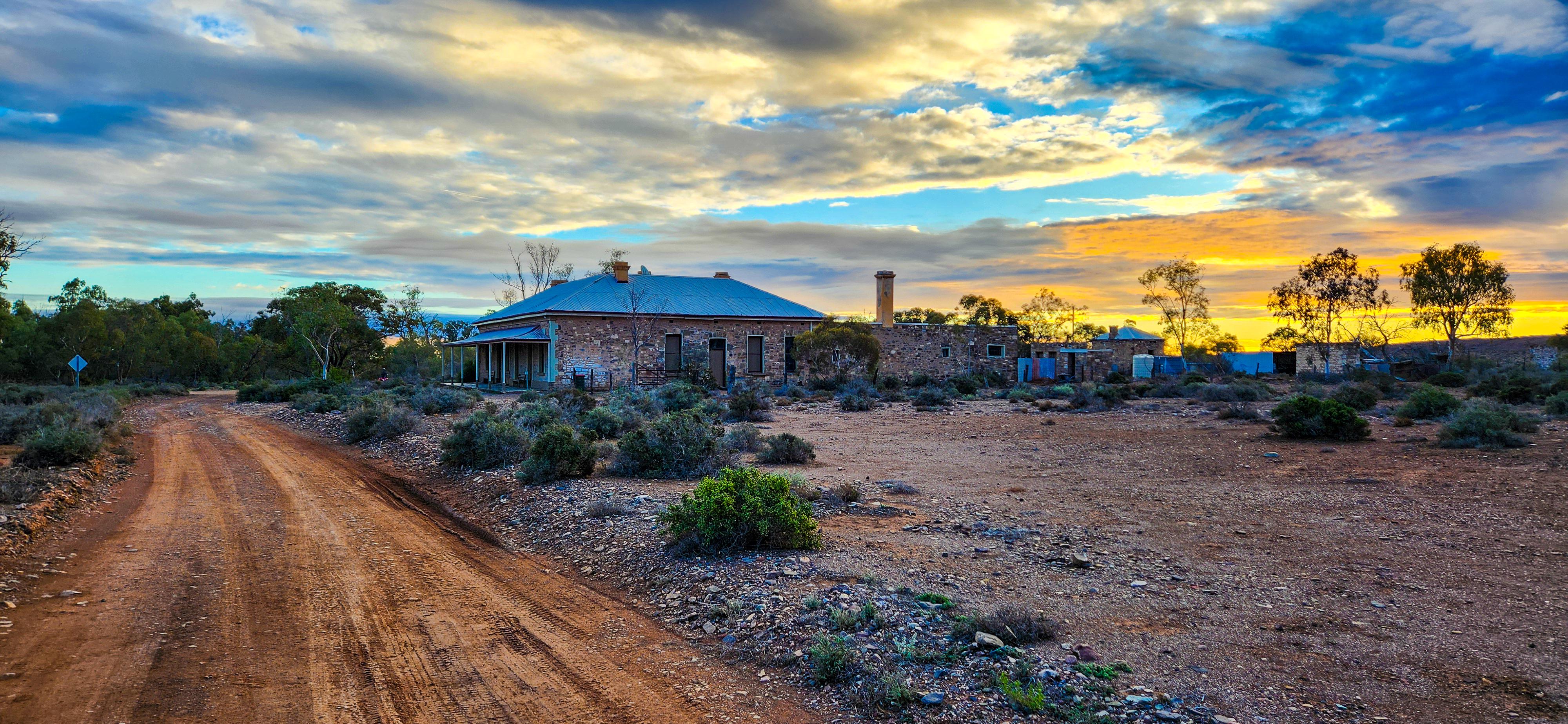 Beautifully preserved historic buildings in State-Heritage listed town of Beltana