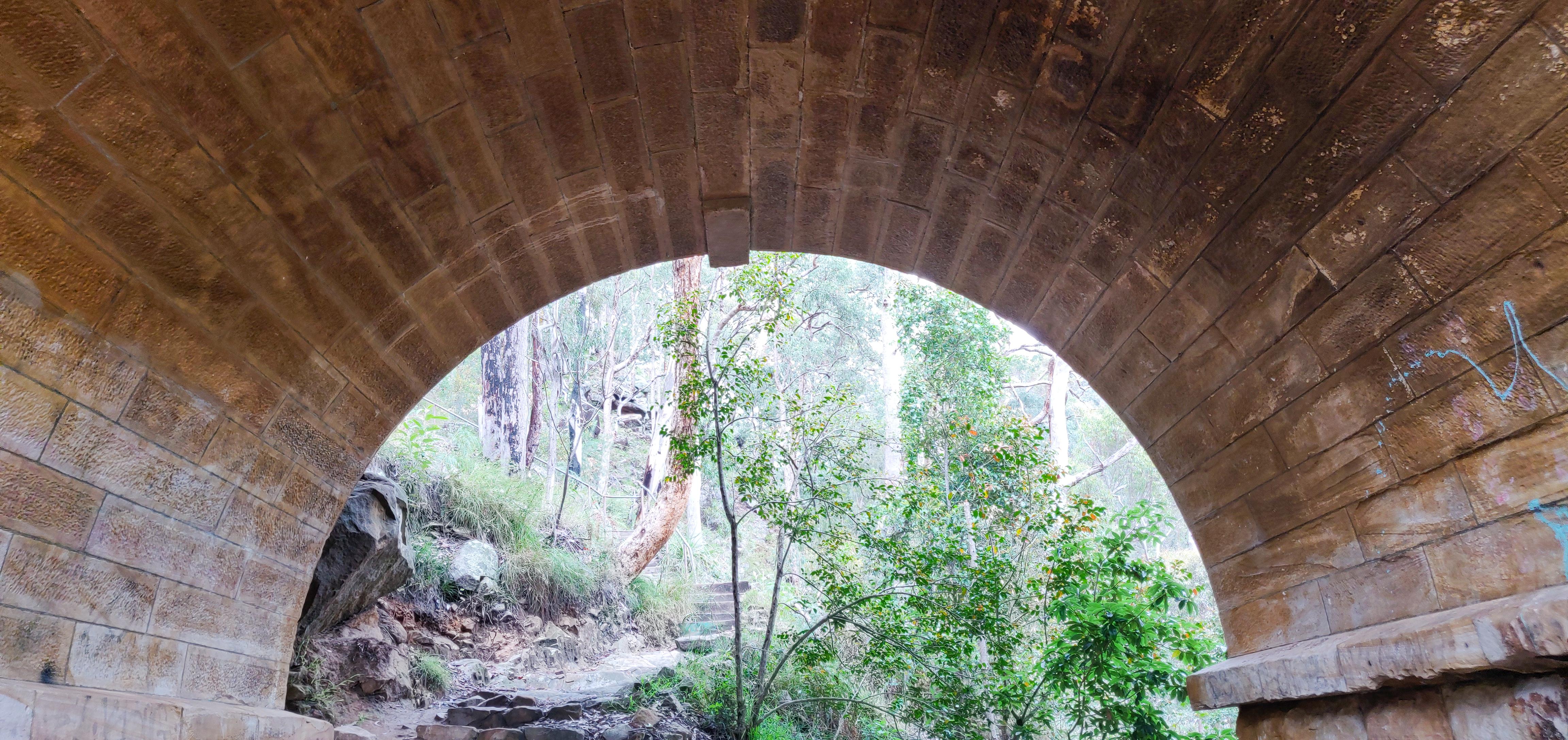From beneath the Knapsack Viaduct