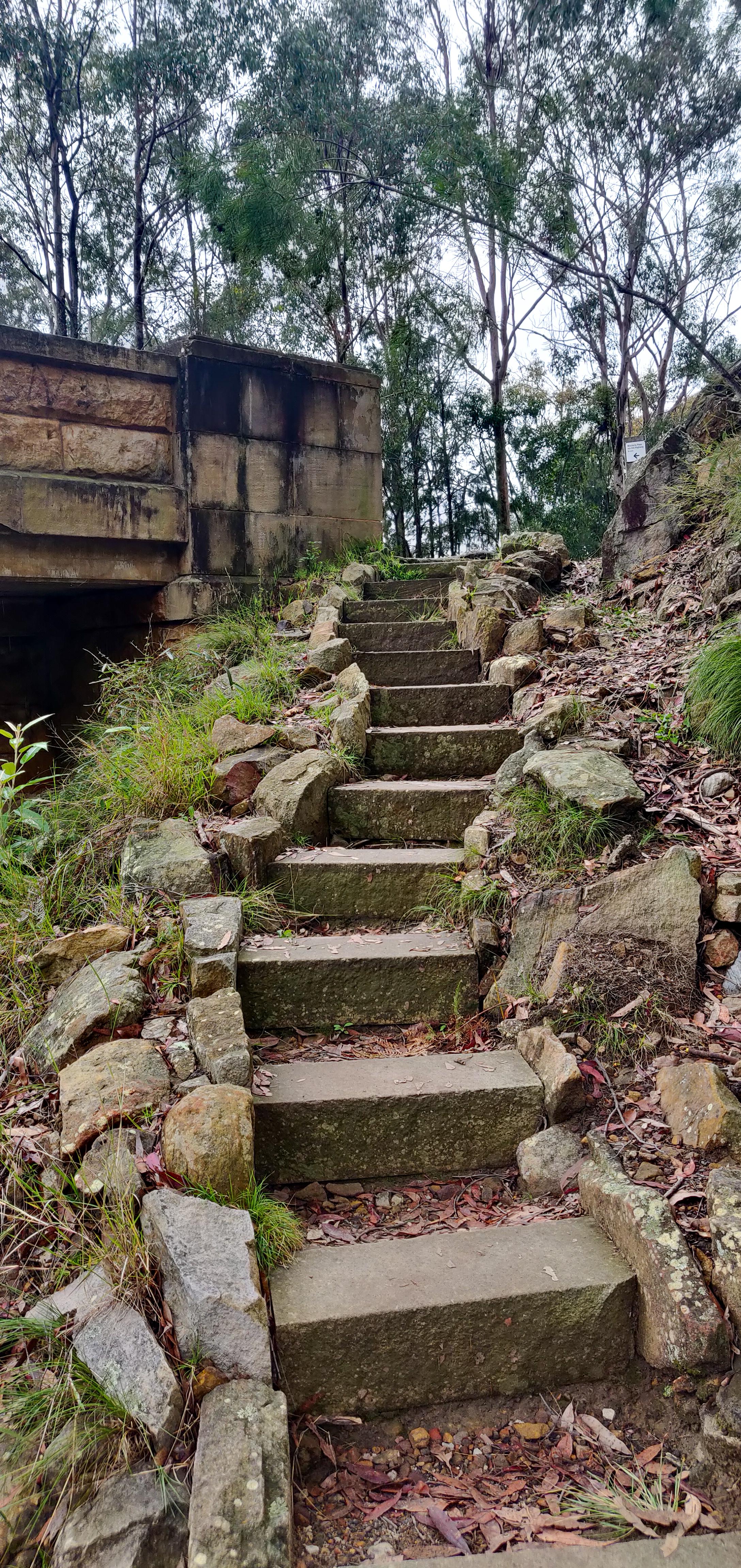 To the top of the Knapsack Viaduct