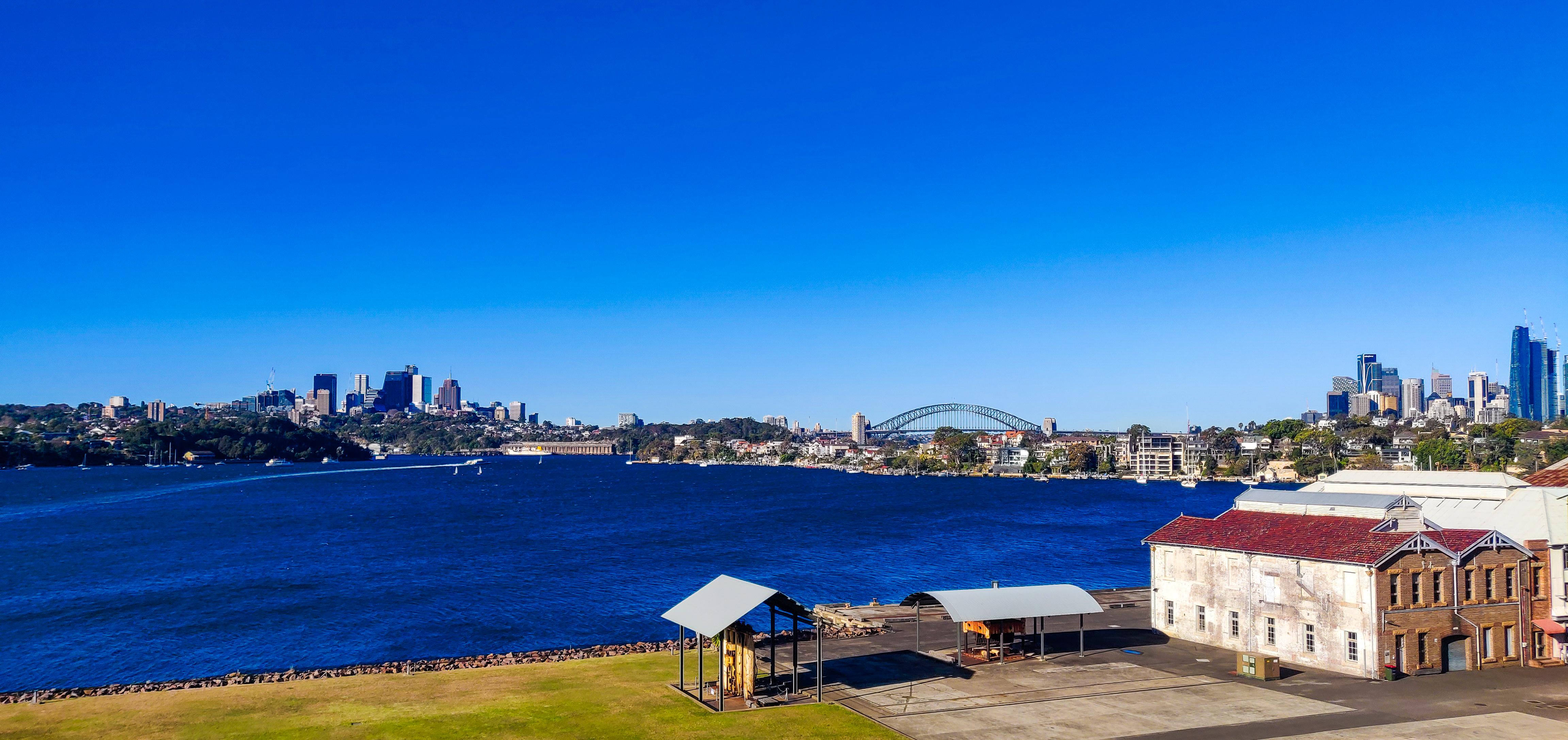 Harbour Bridge seen from Cockatoo Island