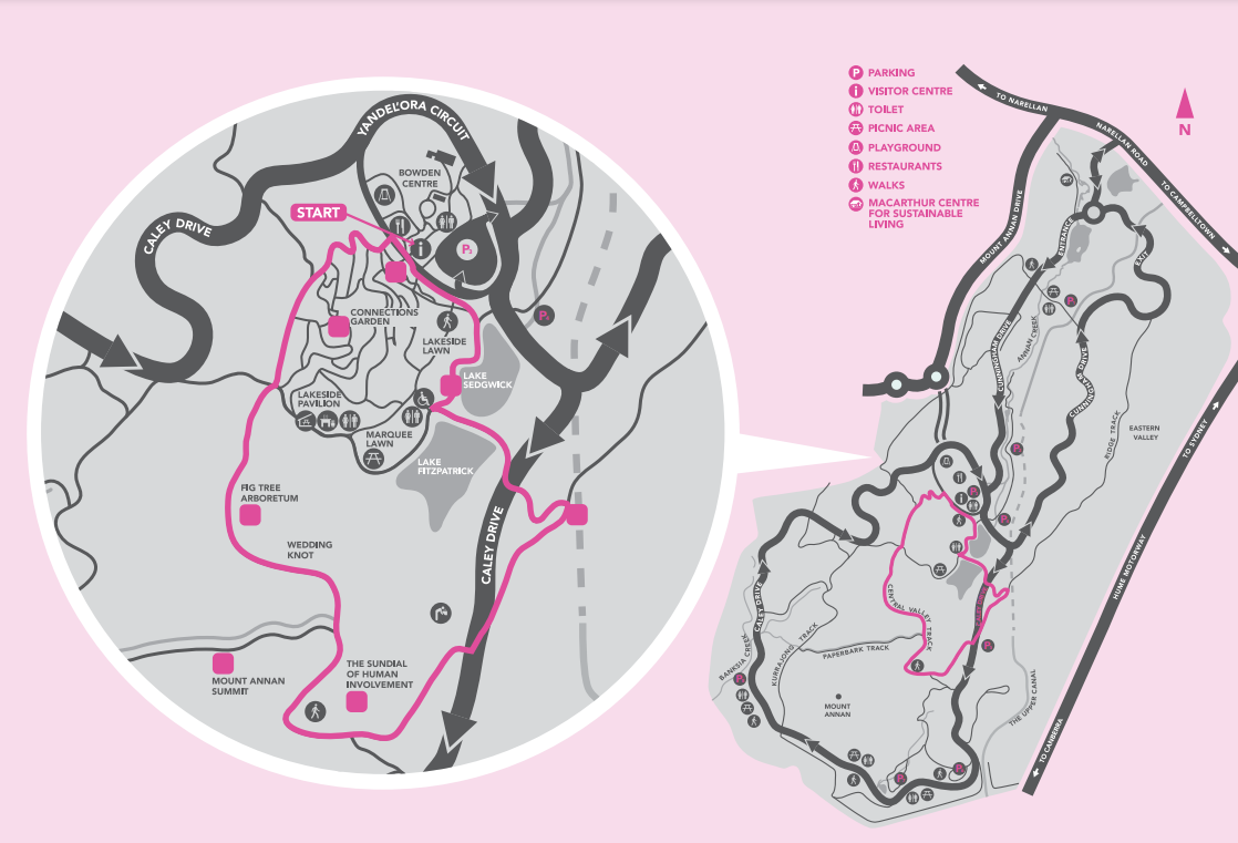 Central Valley Walk Map