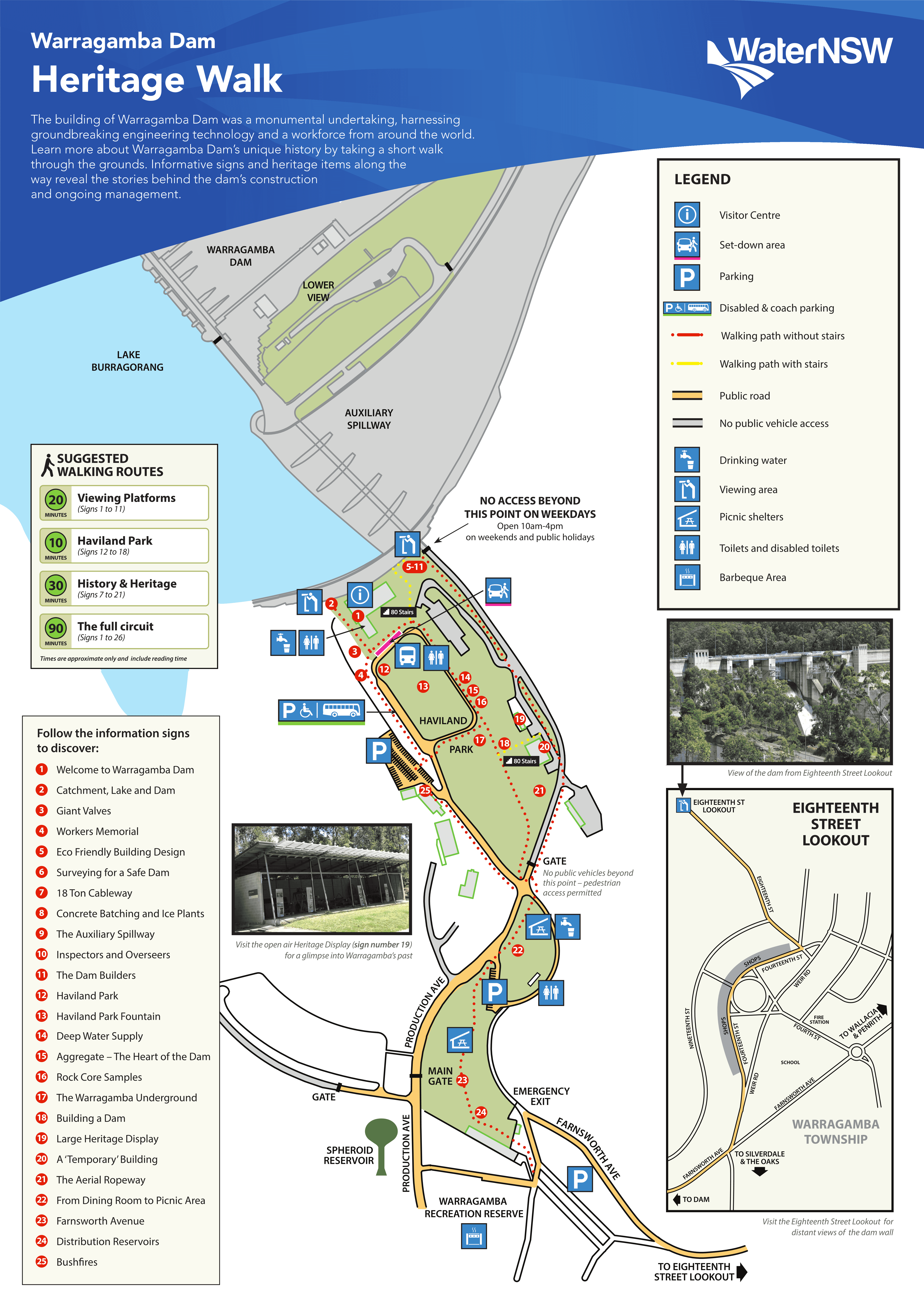 Warragamba Dam - Wall and Terraces Walk
