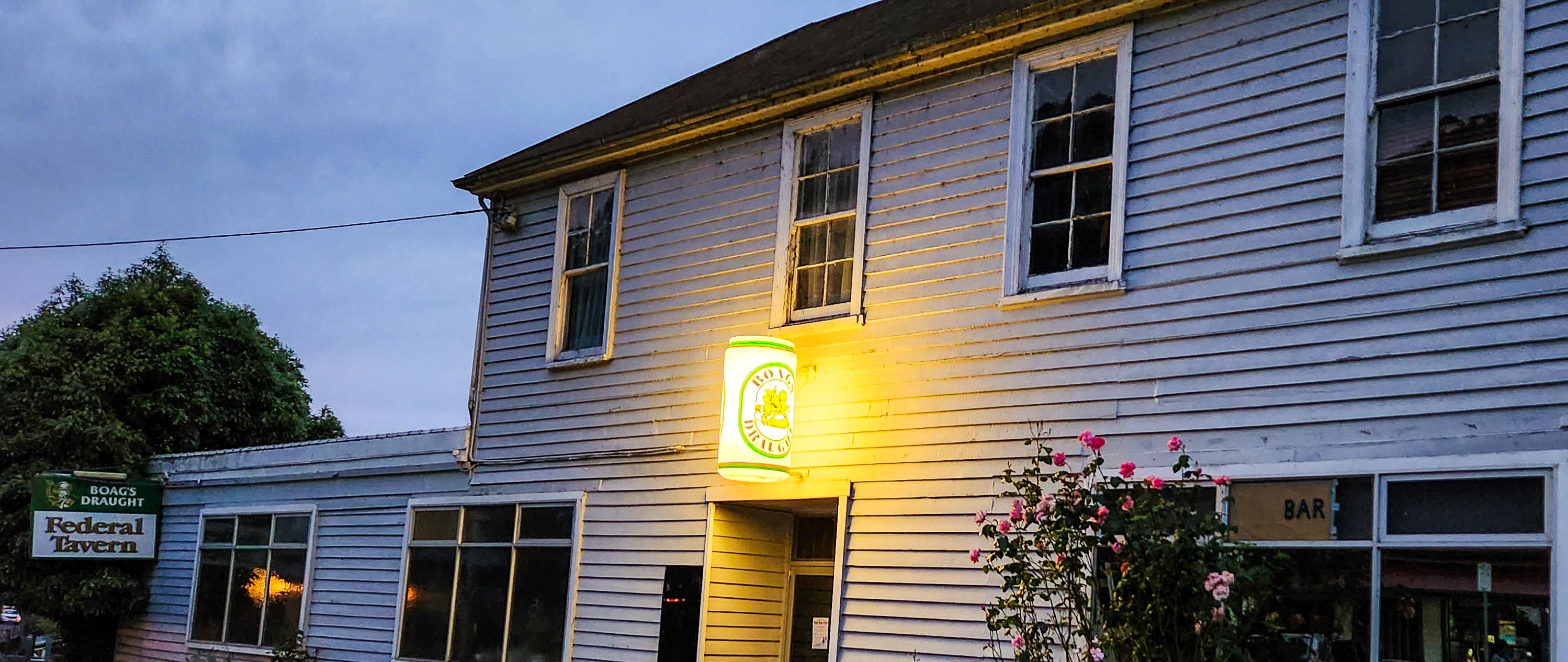 The Big Can atop Federal Tavern