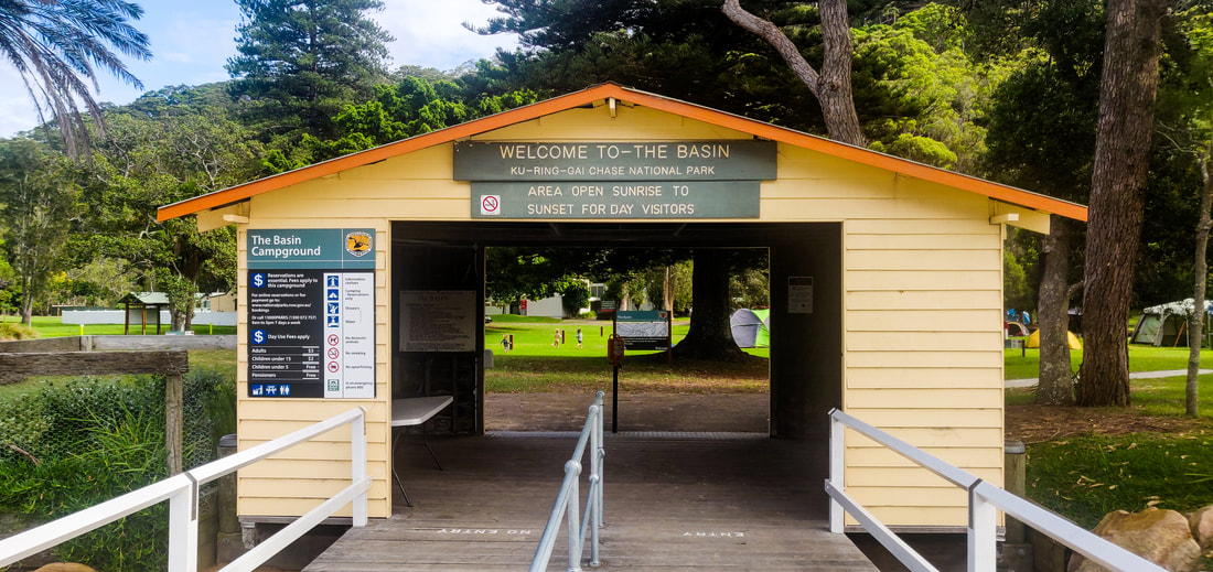 The Basin Campground Entrance