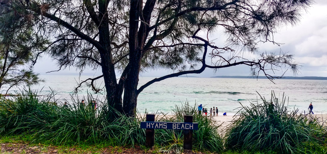 Hyams Beach Signpost